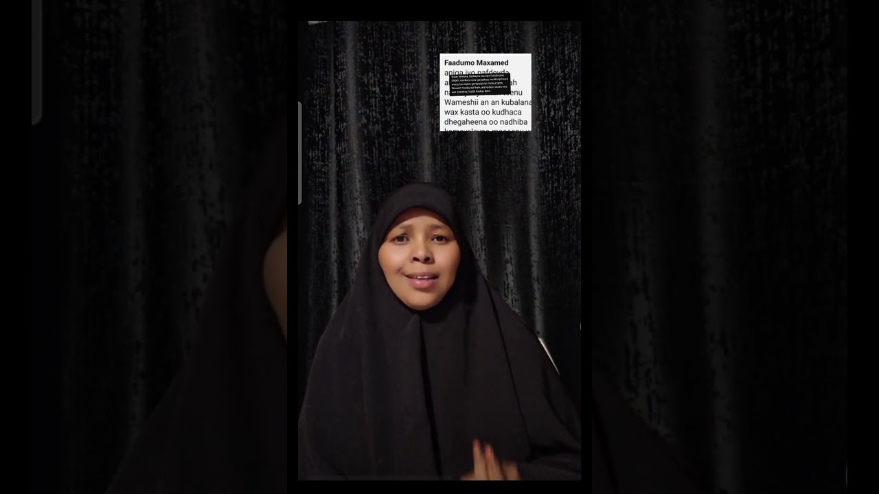 fadumo wad nadhiru gelisaa ee adiga caqabadaha miyaa geeskaga kaheysta