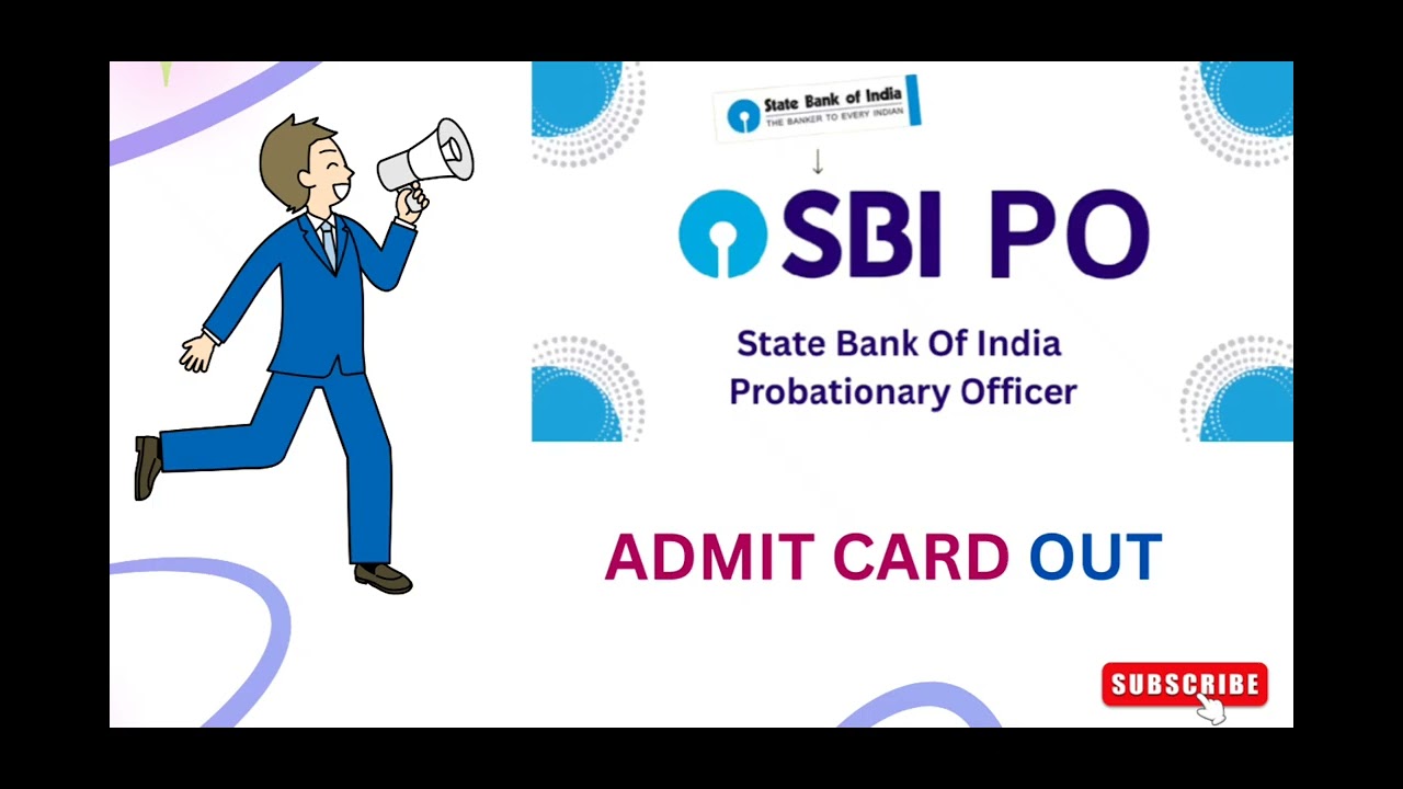 SBI PO PRELIMS ADMIT CARD. @TheOfficialSBI