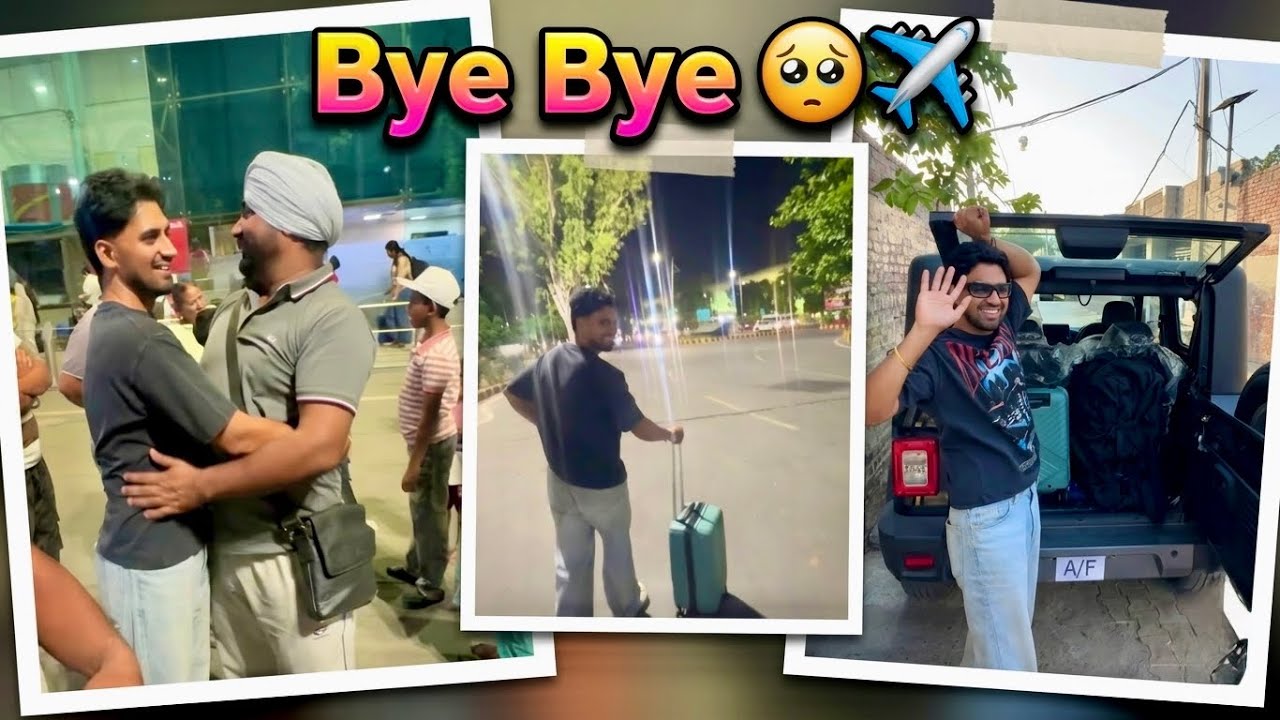 Bye Bye 🥺✈️ | Anmol Bhullar | Vlog 