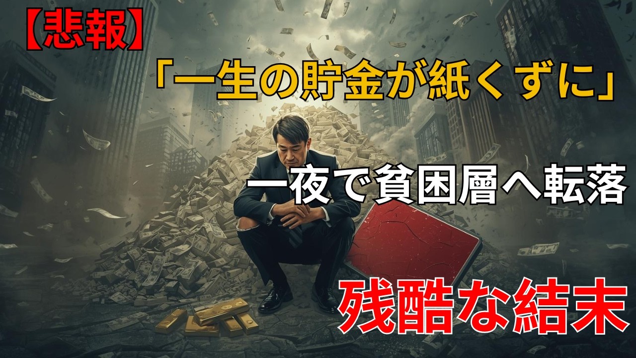 【悲報】一生の貯金が紙くずに。一夜で貧困層に転落した中国中産階級の残酷な結末