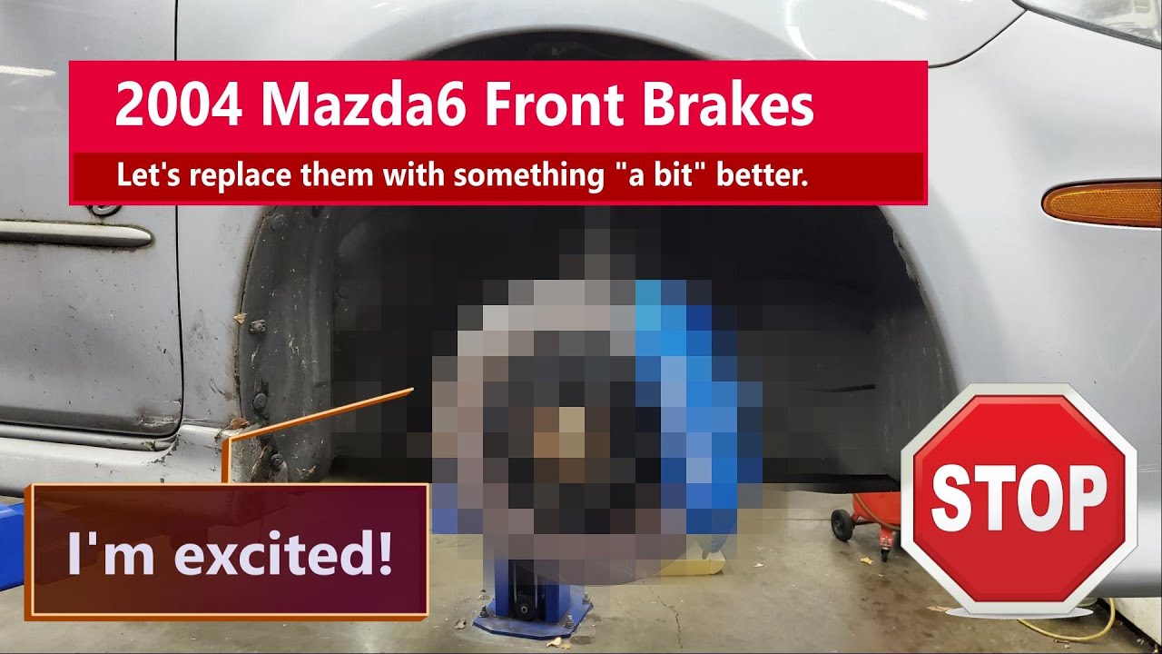 Upgrading the front brakes on my Mazda6 