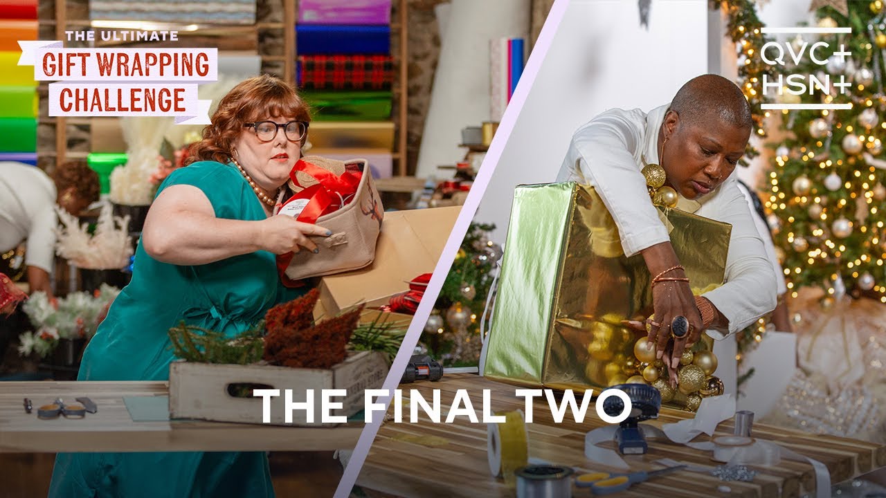 Creating Holiday Storefronts FINAL Challenge | The Ultimate Gift Wrapping Challenge | QVC+ HSN+
