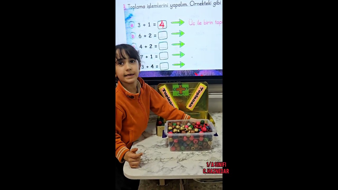 1/A SINIFI TOPLAMA İŞLEMİNİ ÖĞRENİYOR