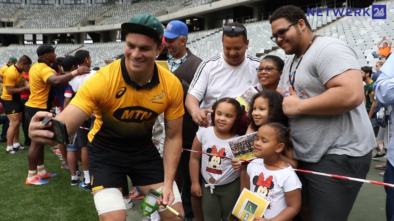 Ondersteuners boodskappe aan Springbokke