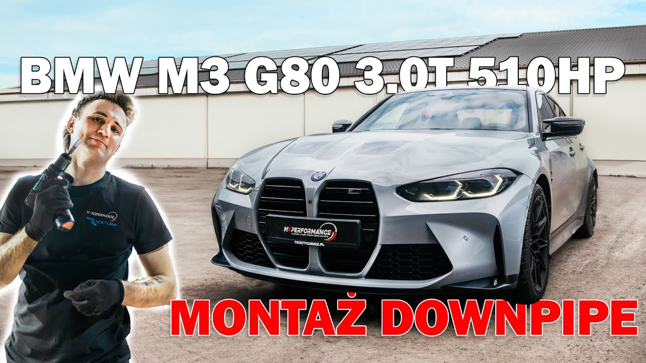 BMW M3 G80🔥MONTAŻ DOWNPIPE!🔥x M4 PERFORMANCE