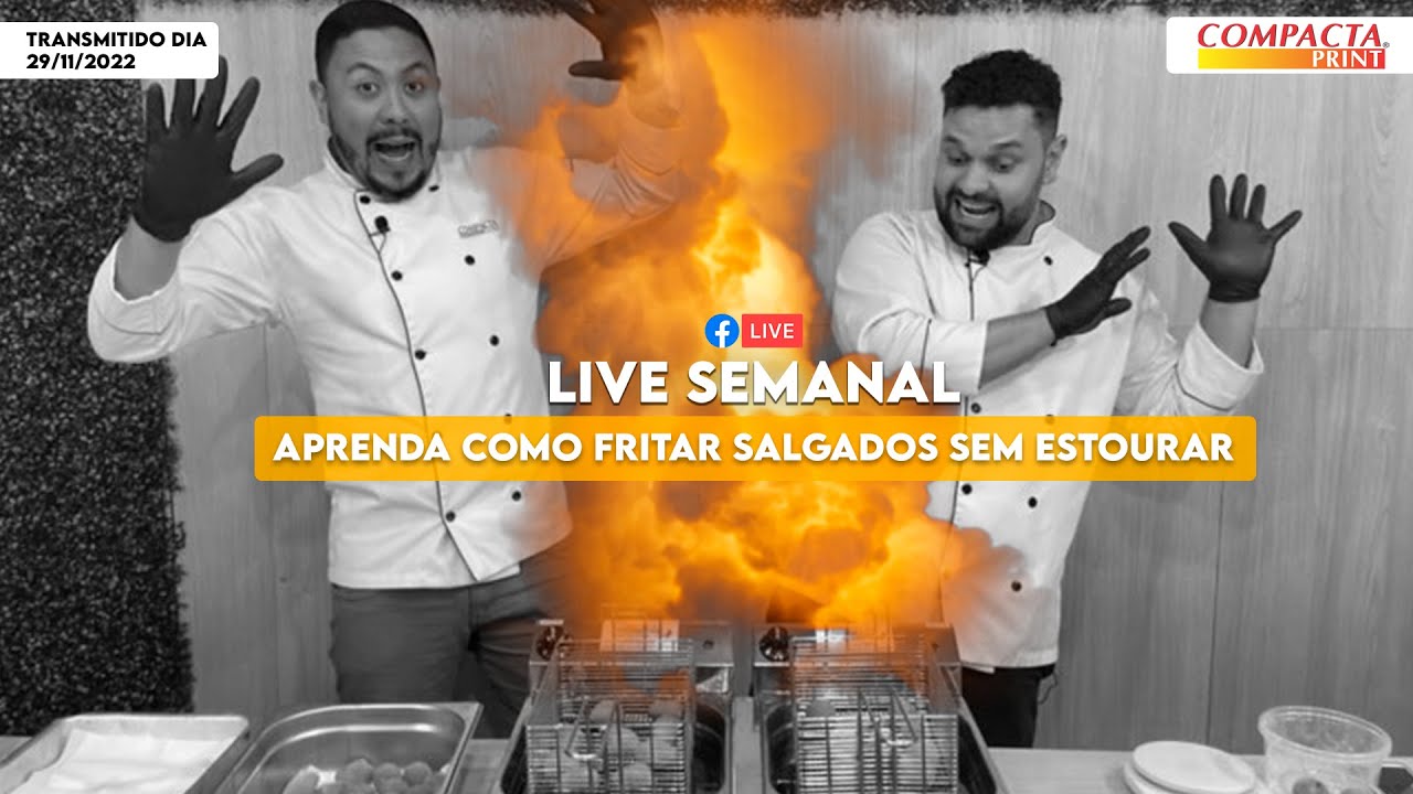 Todas as Dicas Para Fritar Salgados com Segurança | Óleo de Soja, Algodão ou Gordura Vegetal? | Live