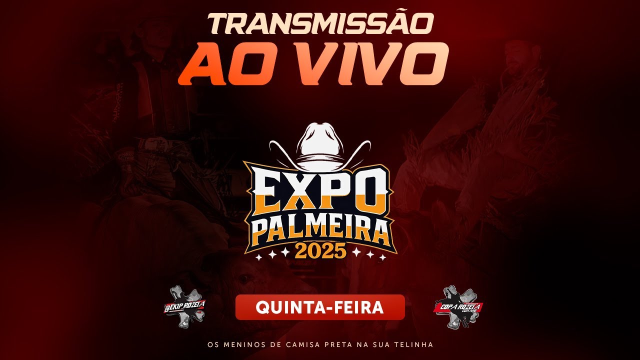 PALMEIRA D'OESTE-SP 2025 | QUINTA-FEIRA (AO VIVO)