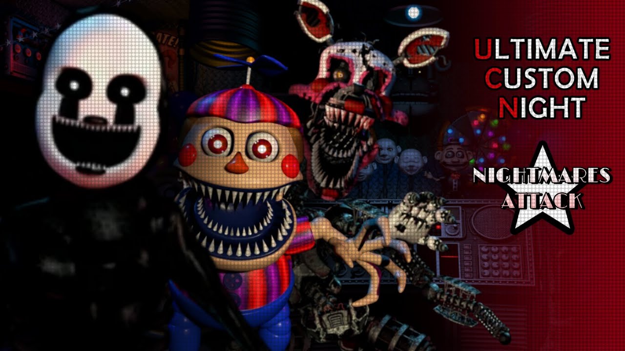 Ultimate Custom Night - Nightmares Attack Challenge Completed