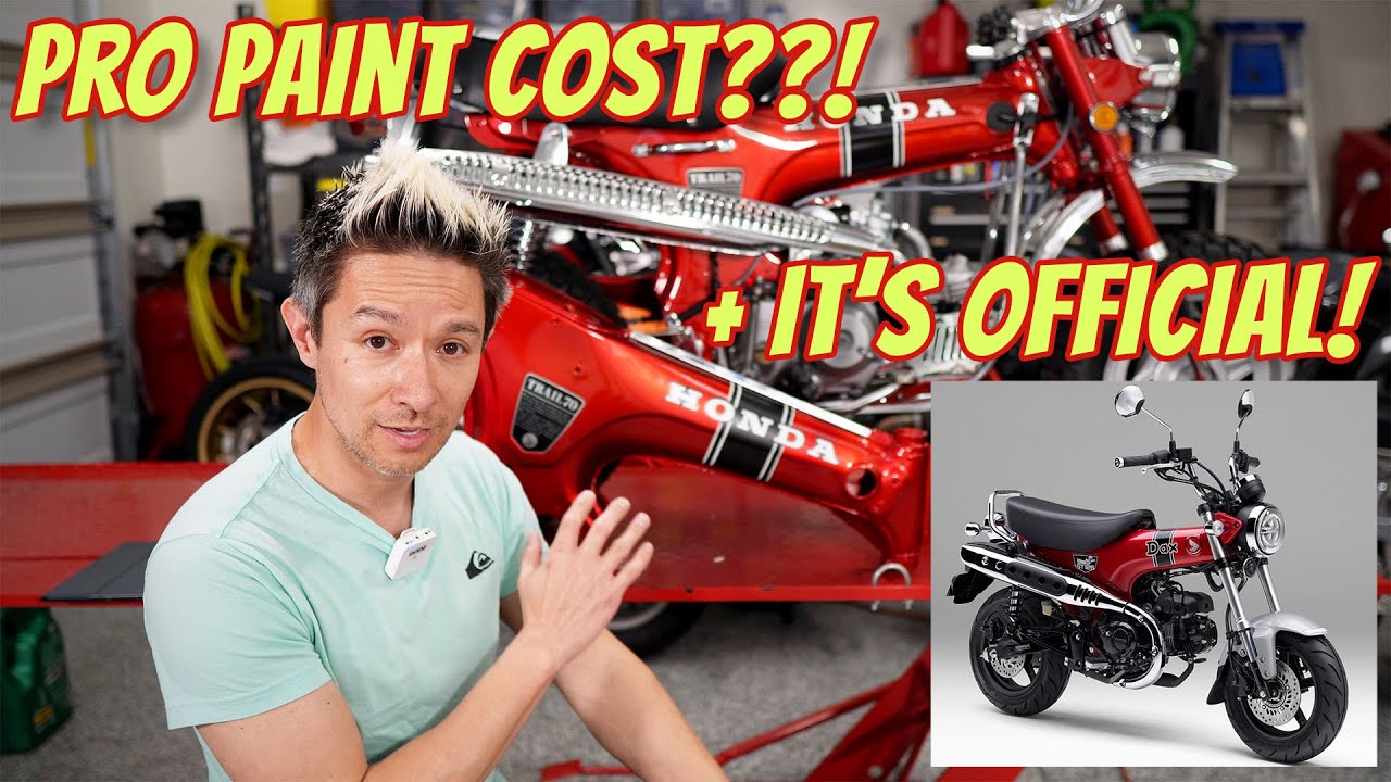 Price for Custom Paint on the CT70 and the ST125 is Official, it's Coming Back!