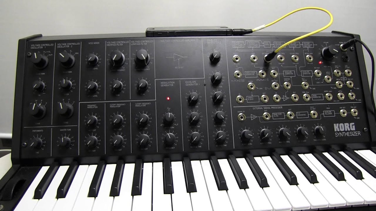 【書籍連動】外部音声をMS-20miniで加工 | 21世紀のアナログシンセサイザー入門p.100〜