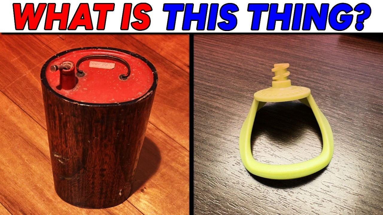 What Is This MYSTERIOUS $200 Antique Can And This Strange Amazon Plastic Part?
