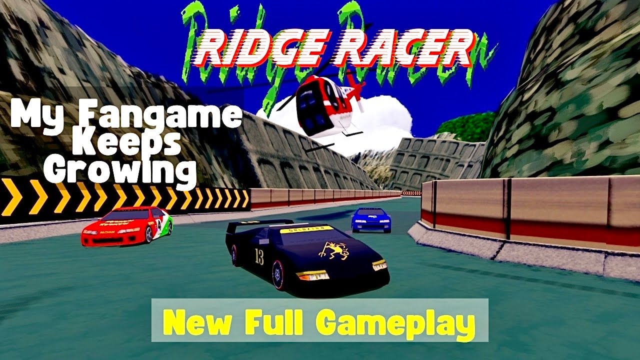 My Ridge Racer Fangame Keeps Growing | New Full Gameplay 