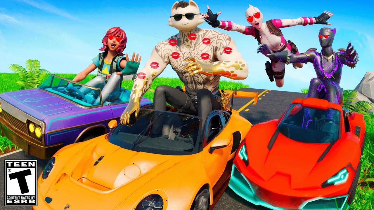 MEOWDAS plays a new Secret Kiss Game.. Fortnite