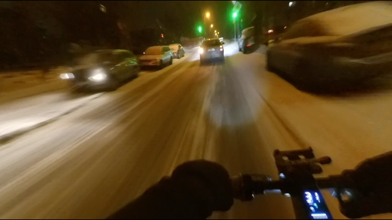 Ninebot G30 Awd Snow Winter ride