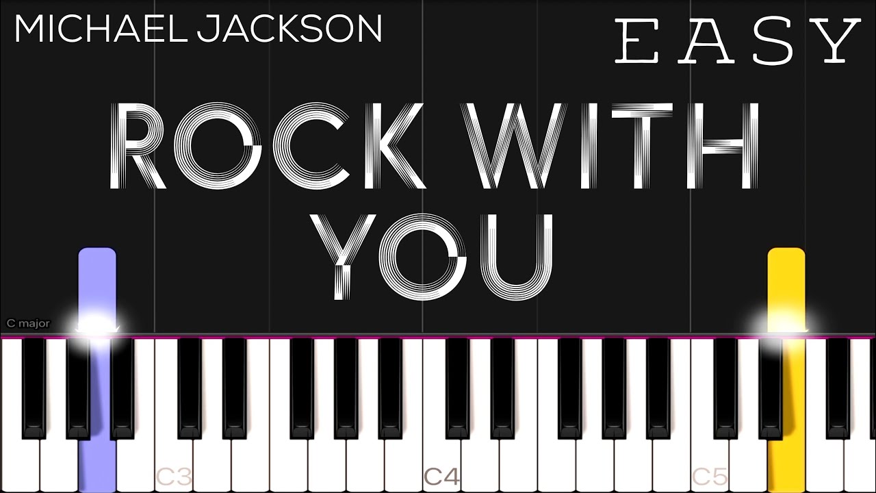 Michael Jackson - Rock With You | EASY Piano Tutorial