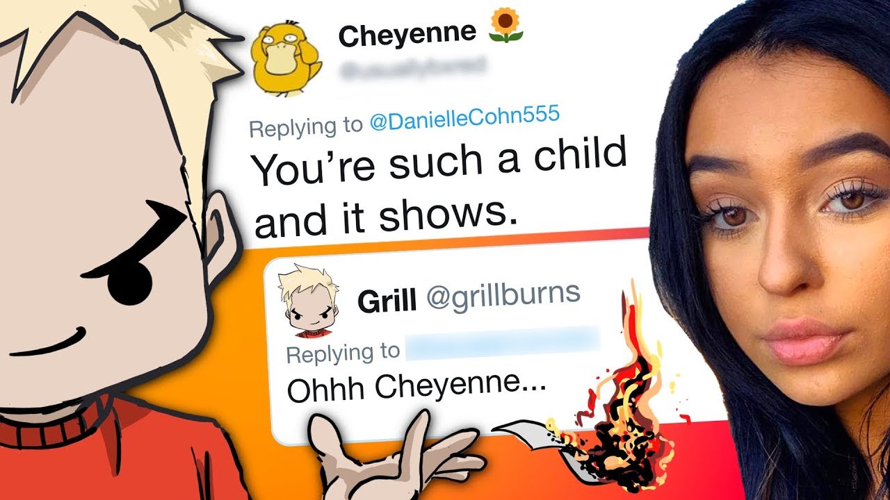 Danielle Cohn's Haters Get Grilled (Grill Reads Mean Tweets)