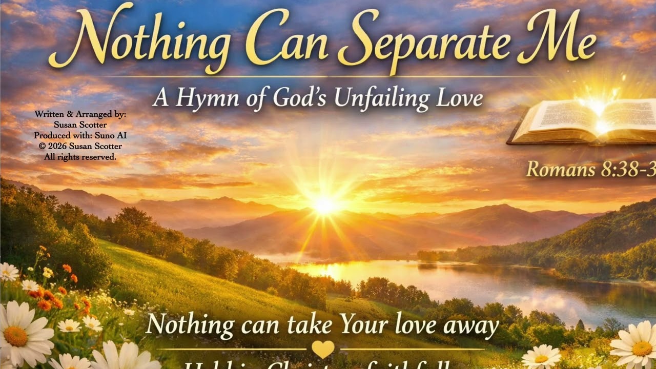 Nothing Can Separate Me | A Gentle Christian Hymn | Romans 8:38–39, Christian music.🙏