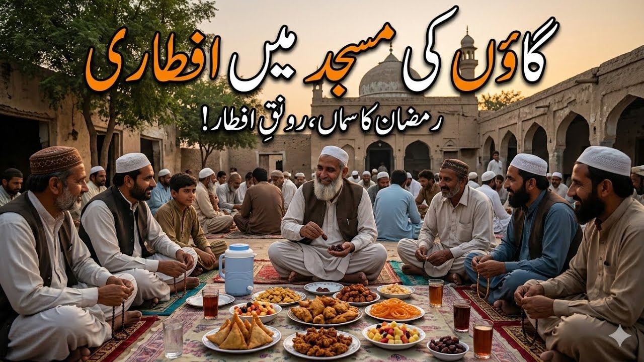 Gaon Ki Masjid Mein Iftari🕌😍 | Pakistani Village Life In Ramzan | Ansar Desi Vlog