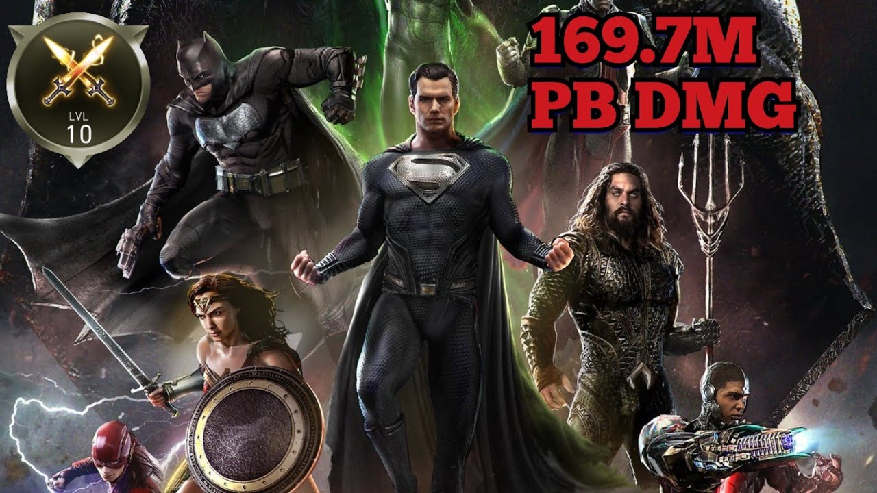 TIER 8 | 169.7M PB DMG | INC CHAR STATS & RAID REWARD | INJUSTICE 2 MOBILE