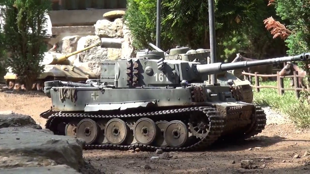 RC Panzer Tank 1/16  - Pfingstrasseln im Weserbergland 2017