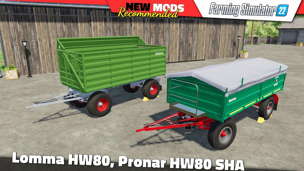FS22 | Lomma HW80, Pronar HW80 SHA - Farming Simulator 22 New Mods Review 2K60