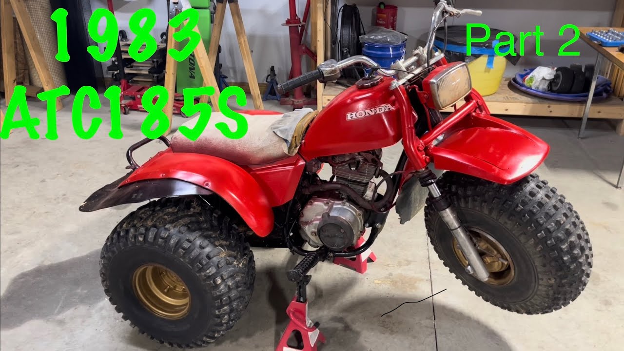 Honda atc185s part 2 of fixing it up. Engine disassembly 