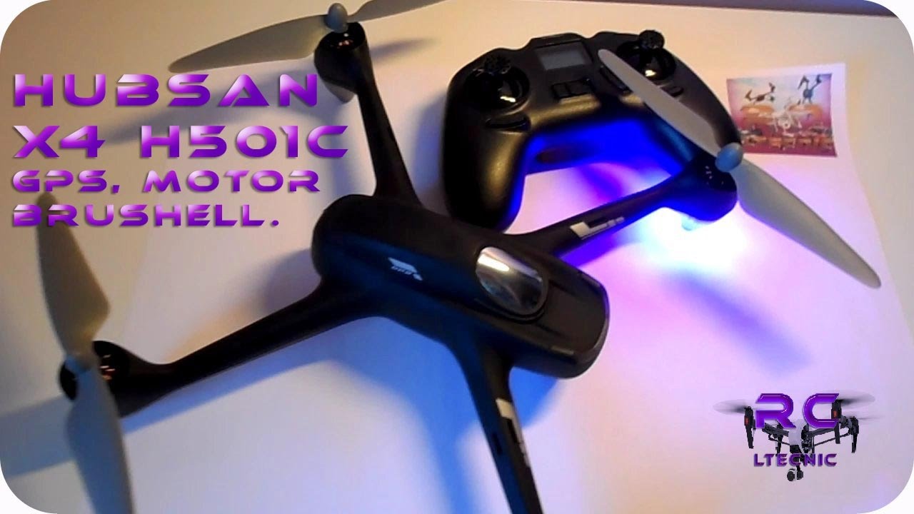 DRONE, HUBSAN X4 H501C, GPS, Motor sin escobillas, Gearbest  En español