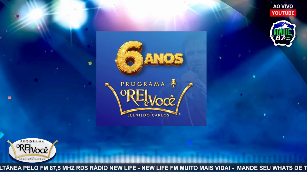 📻 Programa O Rei e Você com Elenildo Carlos | Músicas de Roberto Carlos | 🔴 AO VIVO!