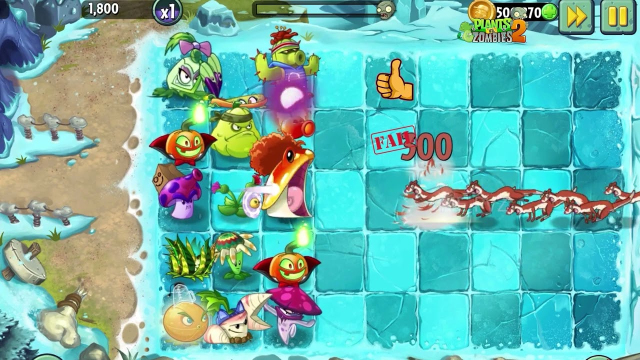 PvZ 2 - Random Team plant Vs  Wease & Garantuar Zombies - What Team will win ?
