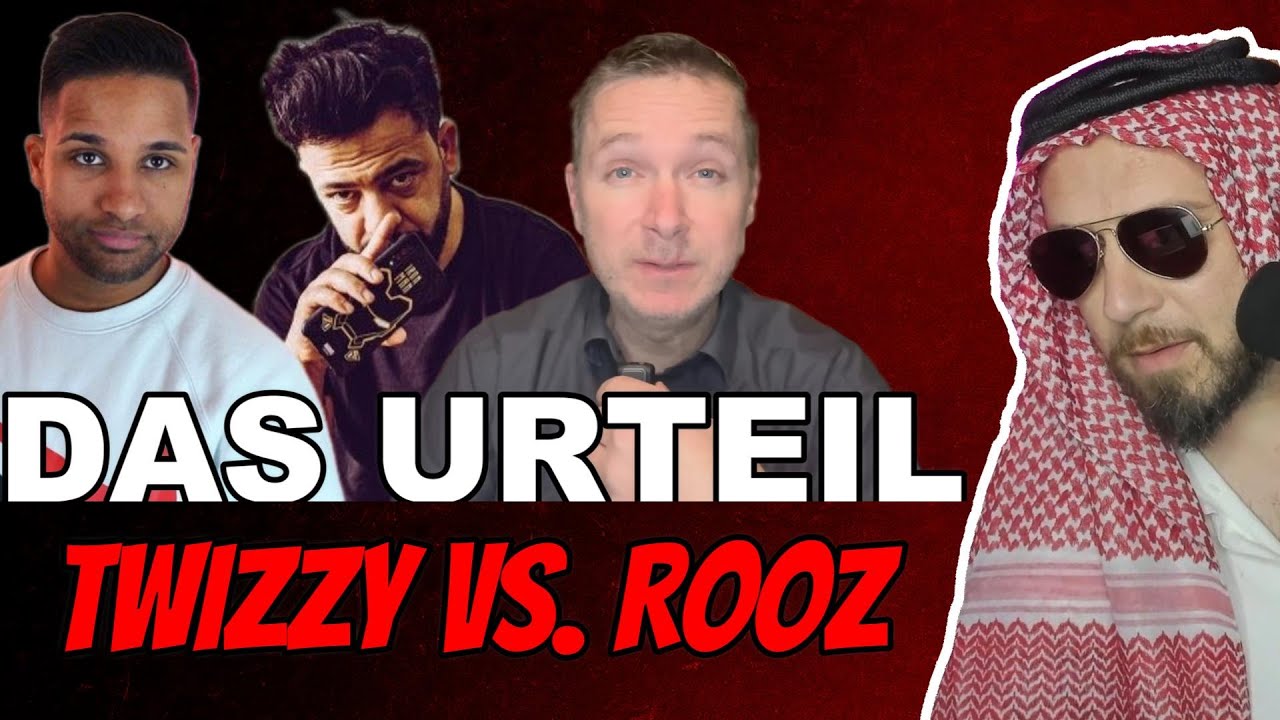 Urteil im Gerichtsprozess zwischen TWIZZY & ROOZ ist da ❌ 10 Monate Haft auf 3 Jahre Bewährung