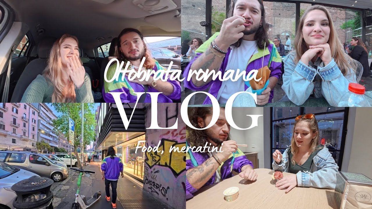 Ottobrata romana fra cibo e mercatini| PRIMO VLOG