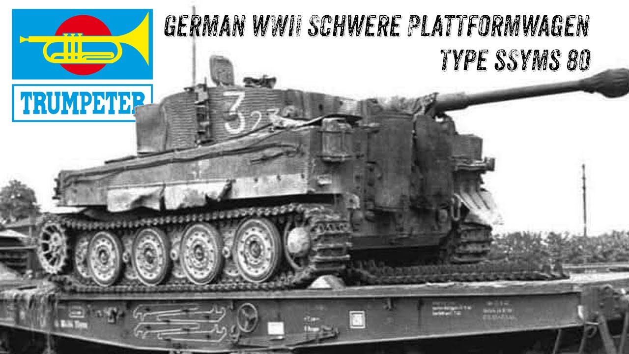 Сборка тяжёлой платформы Trumpeter 1/35 SSyms 80 (часть 1)