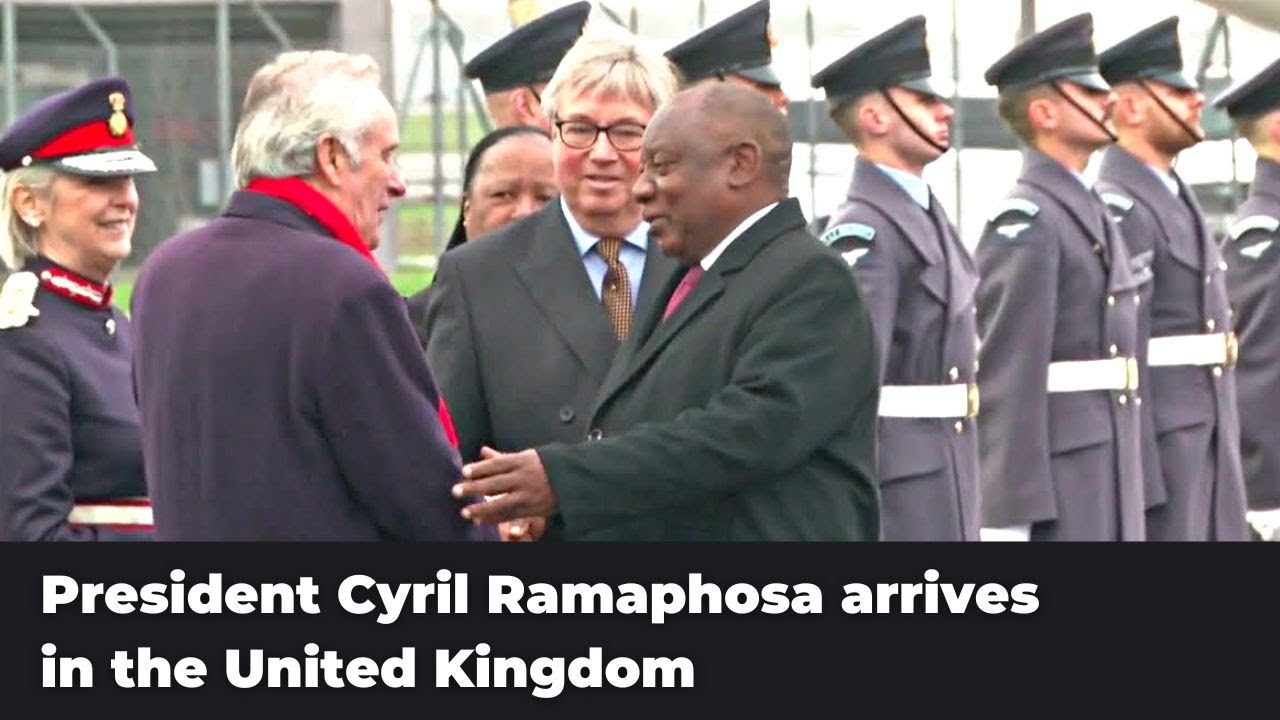 President Cyril Ramaphosa arrives in The United Kingdom | Presidency ZA