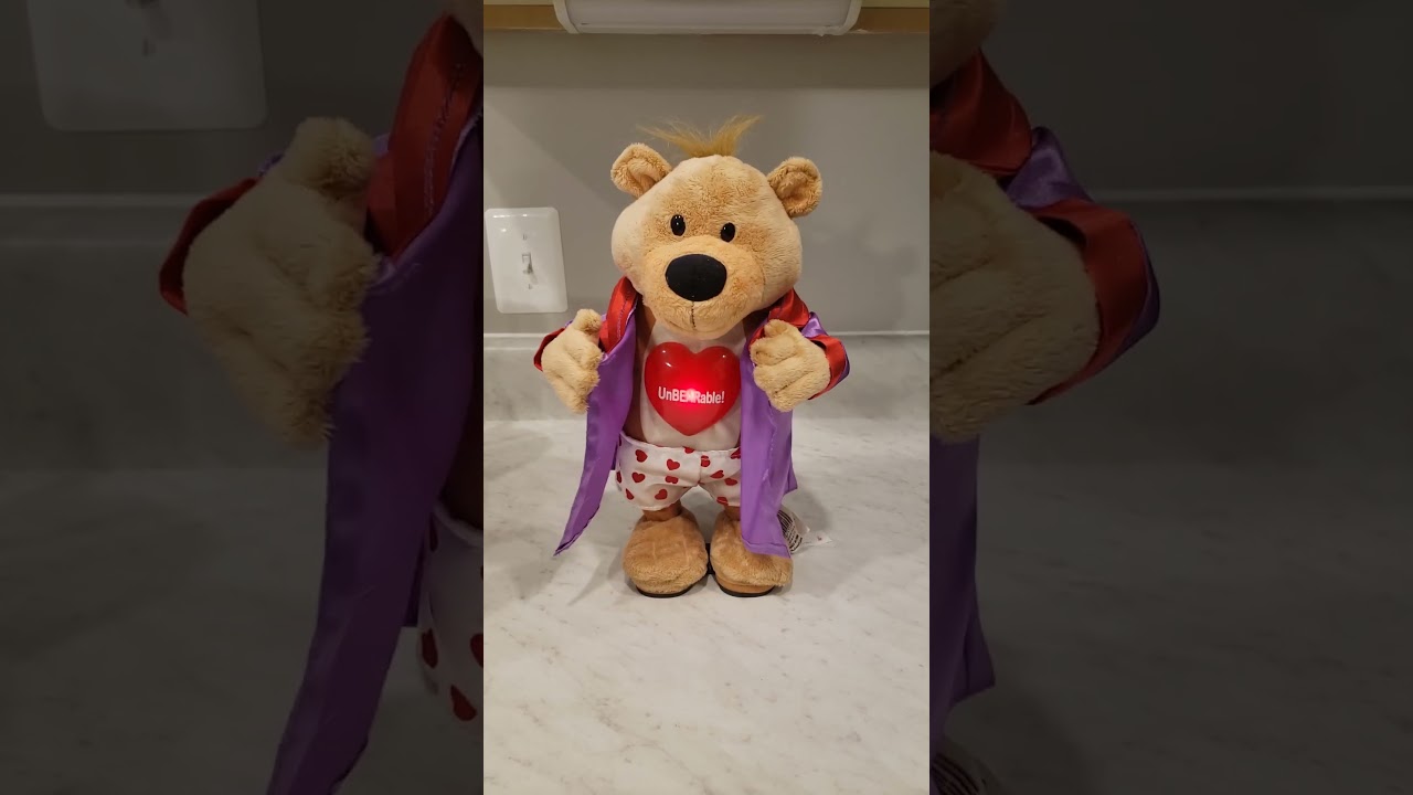 Gemmy Flirty Flasher Bear - "Get ready ('cause here I come)"