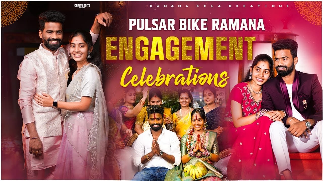 Pulsar Bike Ramana Engagement Celebrations || Kundana Sree || Yallinti Ceremony