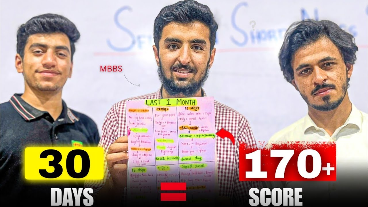 Only 30 Days Left? Here's How to Score 170+ in MDCAT 2026 🔥