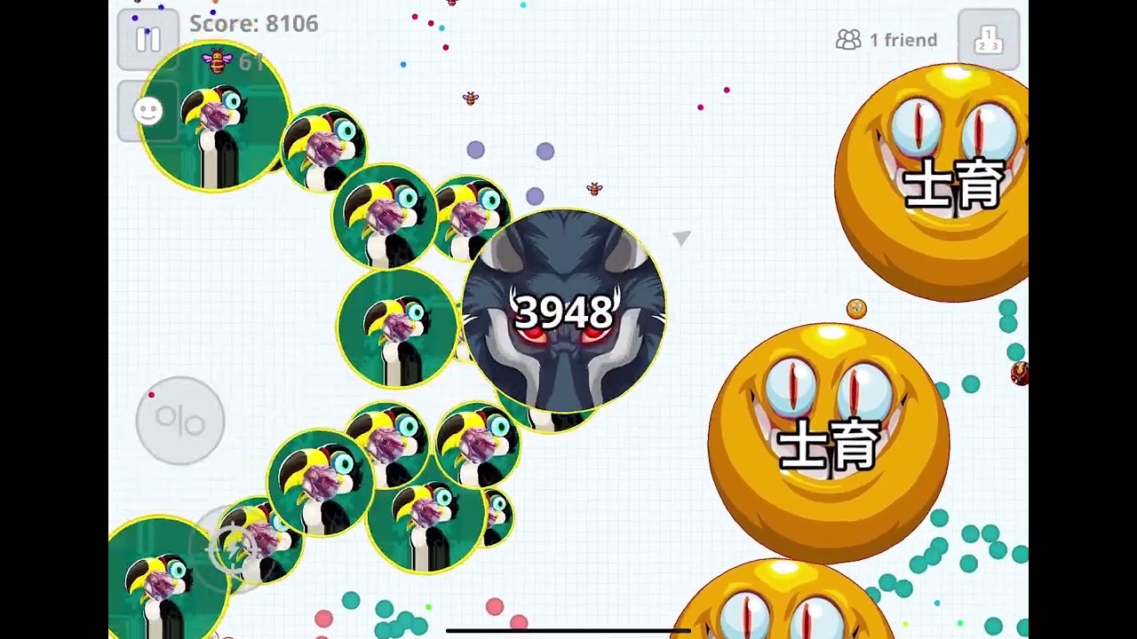 【agar.io mobile】Server takeover まだみんなアガリオやってるのかな【アガリオ 鯖取り】