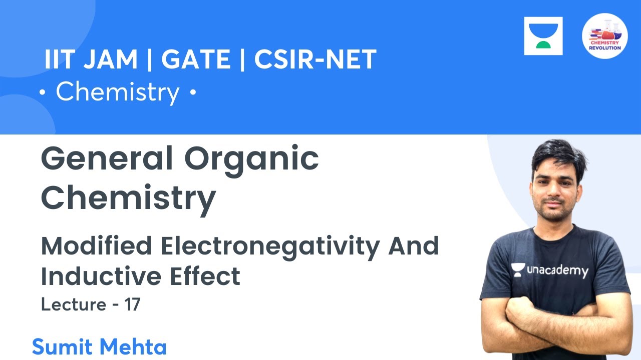 GOC |Modified Electronegativity And Inductive Effect | L17 | IIT JAM | CSIR-NET | GATE | Sumit Mehta