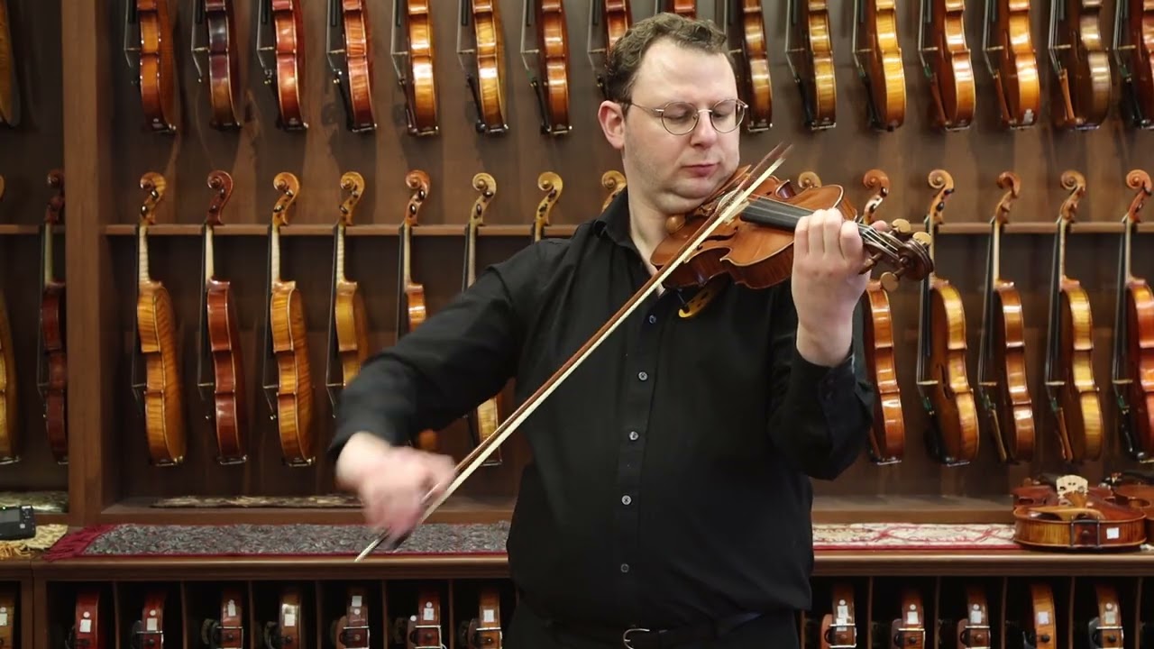 Gabriel Magnière, Mirecourt 1886 Violin Demonstration