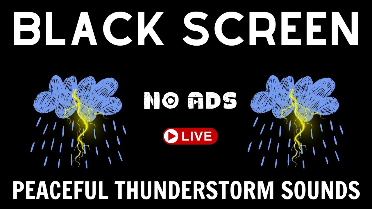 Peaceful Thunderstorm Sounds | 11 Hours of Sleep-Inducing Rain & Thunder