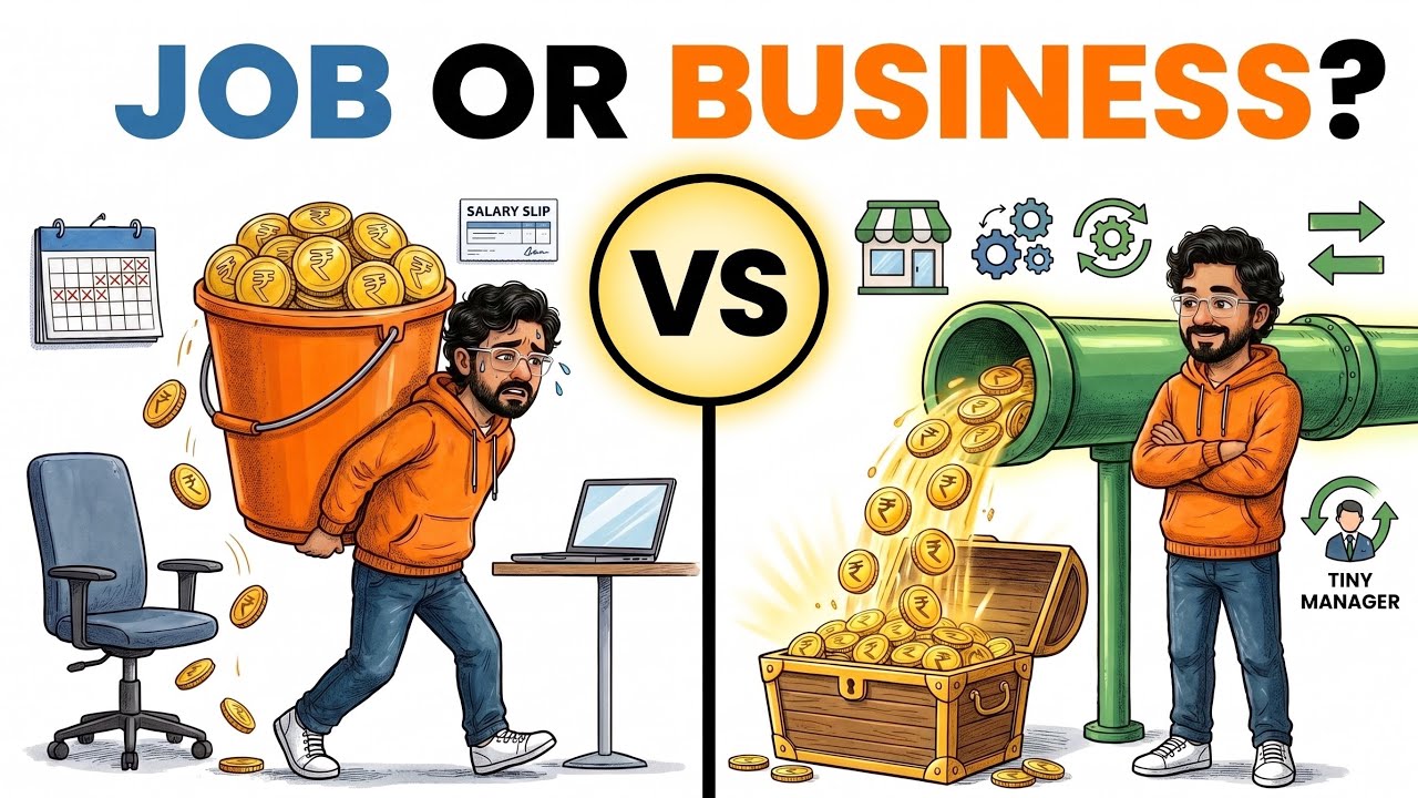 Which One Builds Wealth Faster? (Job vs Business)