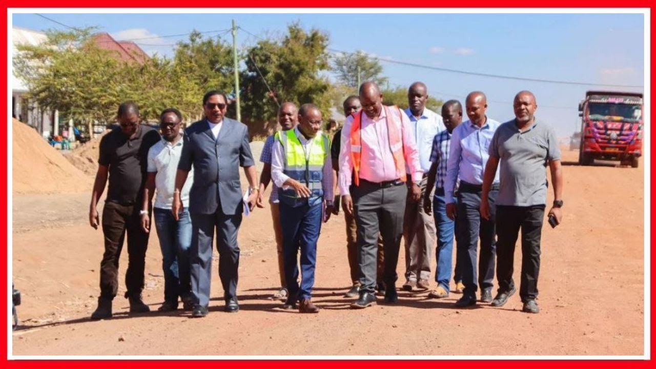 KAZI INAENDELEA! MTENDAJI MKUU TANROADS ATINGA na WATAALAM KWENYE MRADI wa EPC + F....