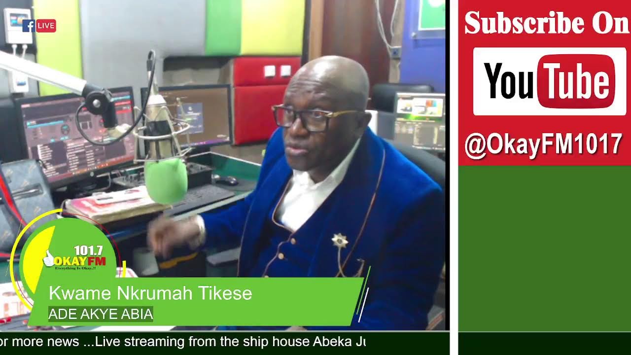 Ade Akye Abia With Kwame Nkrumah Tikese  On Okay 101.7 Fm (04/03/2026)