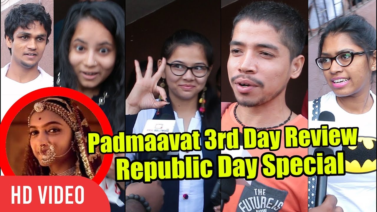 Padmaavat 3rd Day Review | Republic Day Special Review | Deepika, Shahid, Ranveer