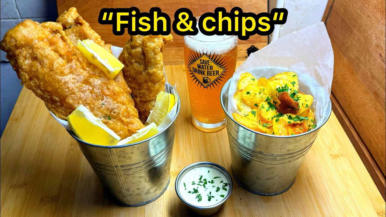 Fish and chips! Ili ti po naški pohovana riba i čips od krompira + domaci aromatizovani MAJONEZ***