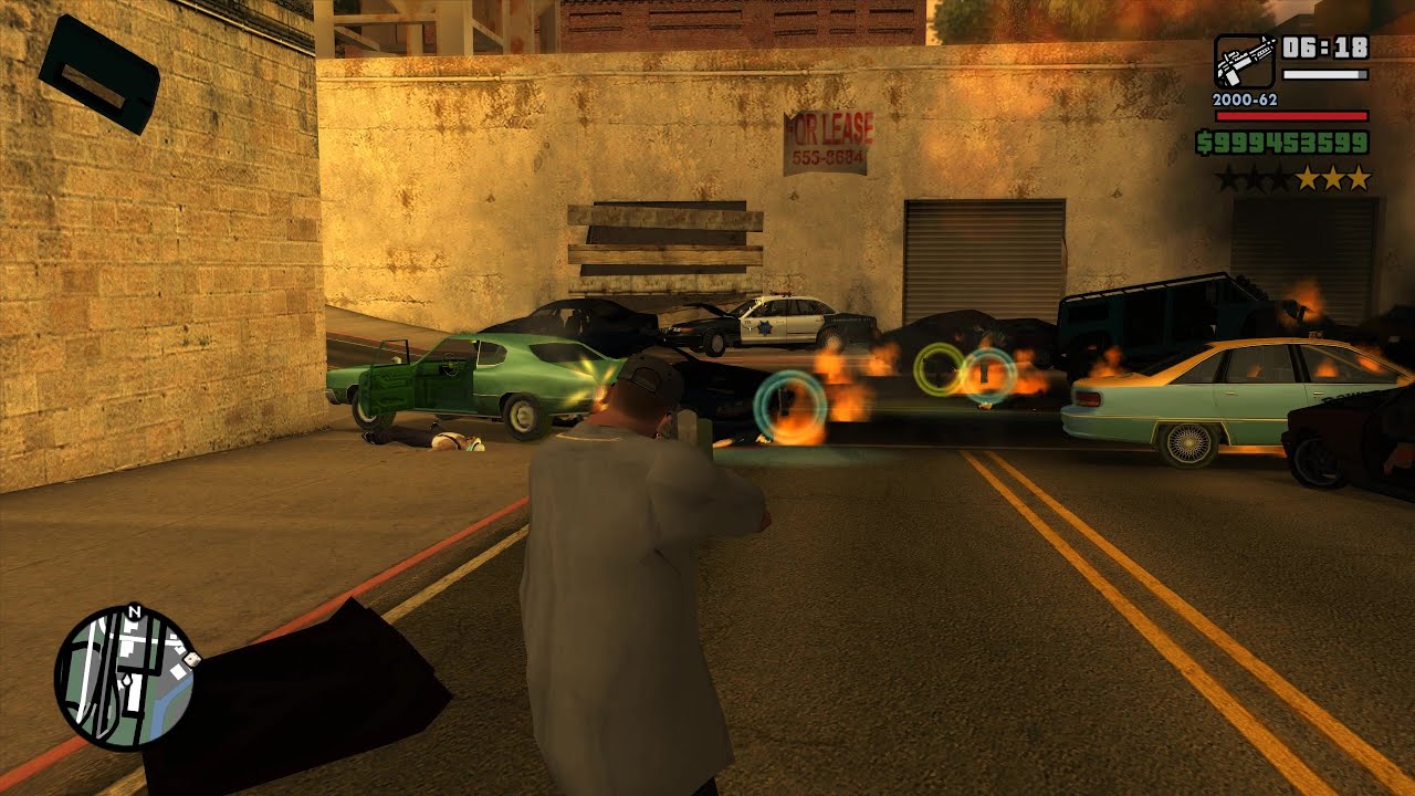 GTA San Andreas - Doherty Rampage & Shootout + Six Star Escape