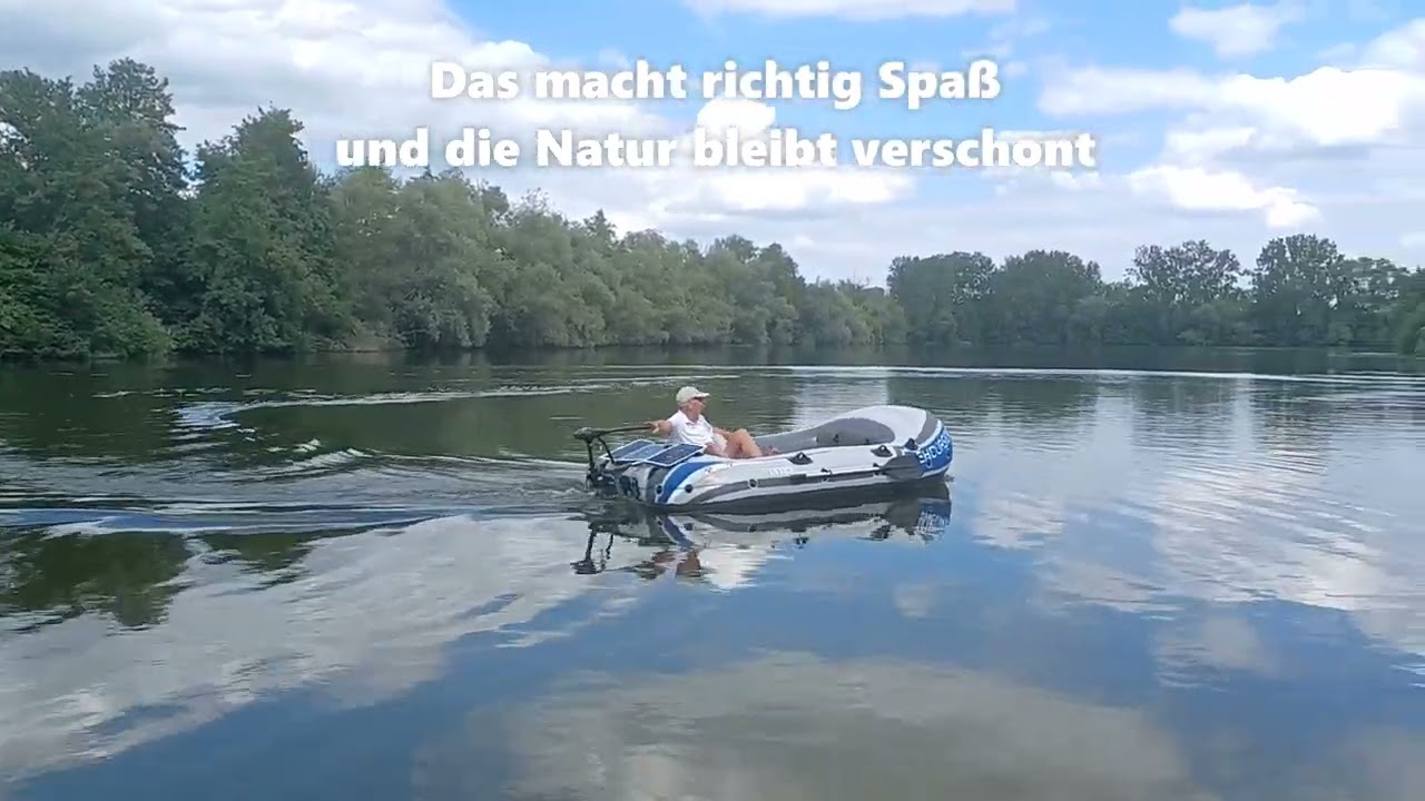 Bootfahren mit Solarenergie