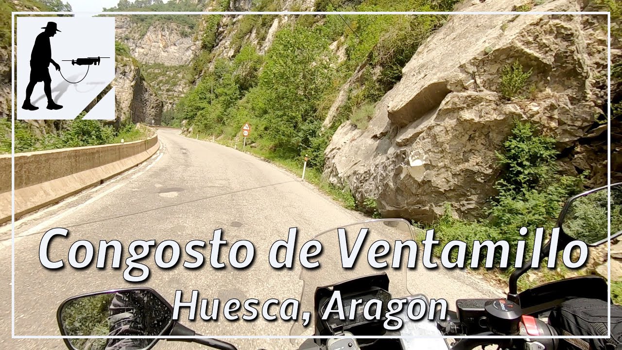 Congosto de Ventamillo, Road N260, Huesca, Aragon, Spain - by motorcycle