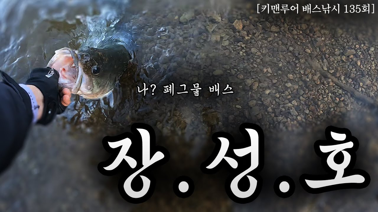 [키맨루어 배스낚시 135회] 장성호 탐색 2회차 | 폐그물 라인의 한 방