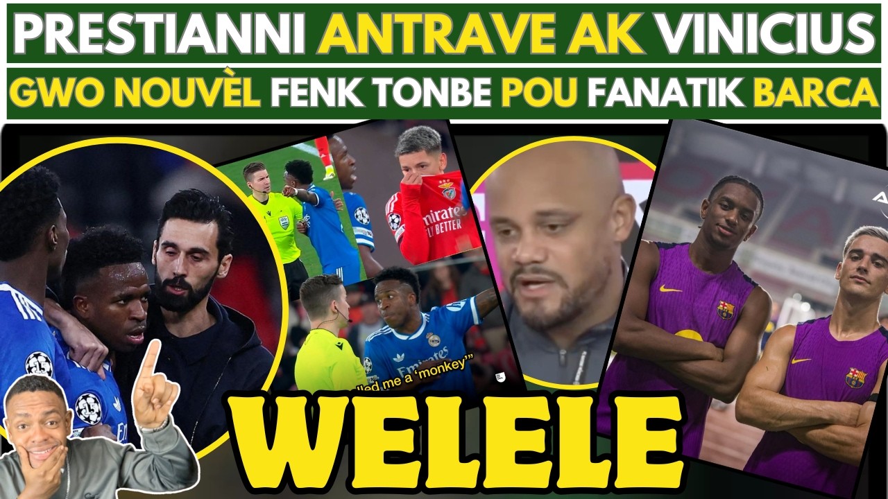 Bon nouvèl pou VINICIUS, UEFA jwenn FASON pou SANKSYONE PRESTIANNI - Gwo KÈ KONTAN pou FANATIK BARCA